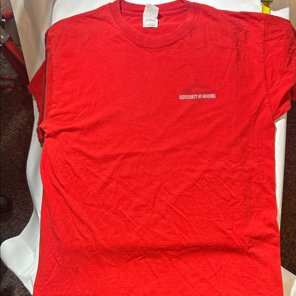 UGA Bulldogs Row Crew “Let The Big Dawg Row!” Red Short Sleeve Tee